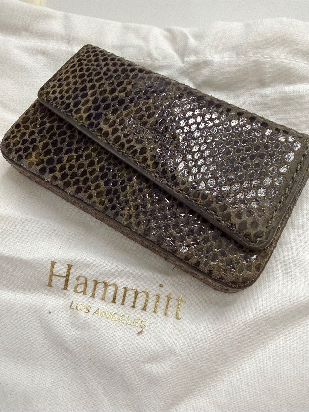 Hammitt Snake Print card case